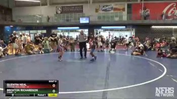60 lbs Quarters & 1st Wb (16 Team) - Quentin Neal, Missouri Mon-Stars vs Broxton Richardson, SVRWC
