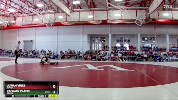 165 lbs Quarterfinal - Zachary Platte, Adrian vs Juwan Vines, Olivet