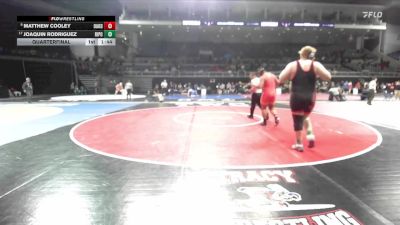 285 lbs Quarterfinal - Joaquin Rodriguez, Ripon vs Matthew Cooley, Oakdale