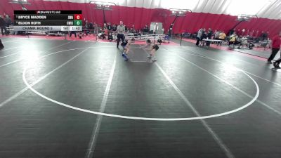 16U Boys - 94 lbs Champ. Round 5 - Bryce Madden, Sarbacker Wrestling Academy vs Eldon Roth, CrassTrained: Weigh In Club