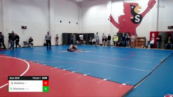 126 lbs Quarterfinal - Blayze Robbins, Crawfordsville Athenians vs Dallas Simmons, Fc Wrestling Club