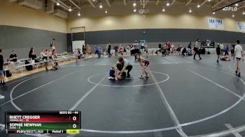 44 lbs Round 1 - Rhett Cregger, Vikings WC vs Sophie Newman, SVWC