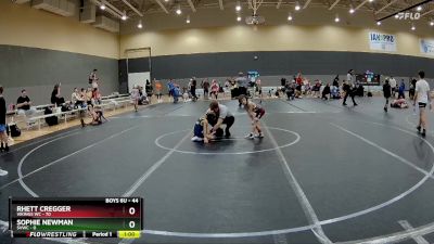 44 lbs Round 1 - Rhett Cregger, Vikings WC vs Sophie Newman, SVWC