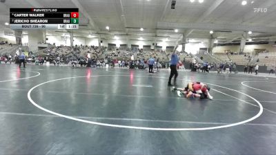 90 lbs Semifinal - Carter Walker, Cougar Wrestling Club vs Jericho Shearon, Blackman Wrestling Club