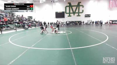 120 lbs Semifinal - Elias Casas, Cajon vs Caden Garriott, South Torrance