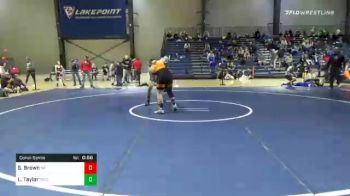 190 lbs Consolation - Steele Brown, Morris Fitness vs Landon Taylor, Storm Wrestling Center