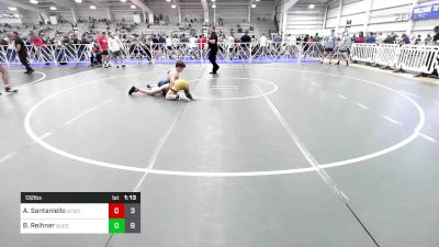 132 lbs Round Of 16 - Anthony Santaniello, Shore Thing Surf vs Blake Reihner, Quest School Of Wrestling Gold