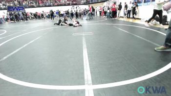 75 lbs Round Of 16 - Dax Williams, Weatherford Youth Wrestling vs Tyson Walters, Madill Takedown