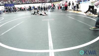 75 lbs Round Of 16 - Dax Williams, Weatherford Youth Wrestling vs Tyson Walters, Madill Takedown