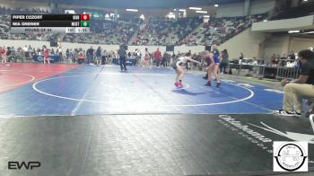 108 lbs Round Of 64 - Piper Cozort, Bixby JH Girls vs Mia Greiner, Mustang Middle School