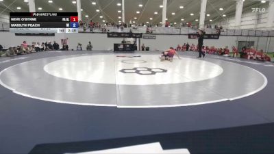 130 lbs Neve O'Byrne, Pennsylvania Blue vs Madilyn Peach, Wisconsin