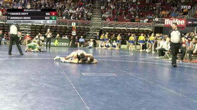 1A-150 lbs Cons. Round 2 - Chance Hoyt, Iowa Valley, Marengo vs Jeremiah Berg, Westwood, Sloan