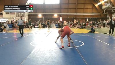 125 lbs Semifinal - Brayden Boccia, Doughboy vs Robinson Parades, Eiwc