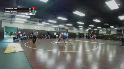 175 lbs Cons. Round 5 - Quinn Mosch, Poway vs Lawson Fry, La Costa Canyon