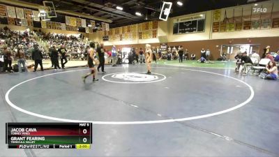 106 lbs Champ. Round 2 - Jacob Cava, Torrey Pines vs Grant Fearing, Temecula Valley