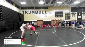 220 lbs Consi Of 8 #2 - Braydon Sohn, Conard vs Brenden Vine, Norwich Free Academy