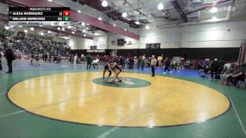 100 lbs Cons. Round 3 - Alexa Rodriguez, La Quinta/La Quinta vs Melanie Bermudez, Orange