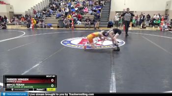 80 lbs Quarterfinal - Parker Wingen, Legends Of Gold vs Bryce Feran, Victory School Of Wrestling