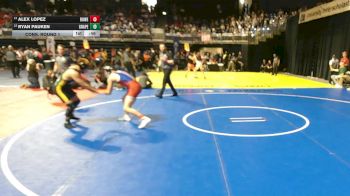 5A 157 lbs Cons. Round 1 - Ryan Pauken, Grapevine vs Alex Lopez, McAllen Rowe