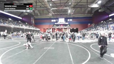46 lbs Quarterfinal - Trynitee Jones, Independent vs Jaxon Garcia, Chadron Jr Wrestling Club