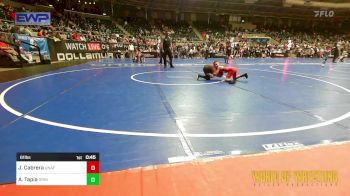 61 lbs Semifinal - Jase Cabrera, Unaffiliated vs Andres Tapia, Grindhouse