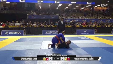 Gabriela Assis Kopke vs Valentina Oliveira Ataíde 2026 Pan Kids Jiu-Jitsu IBJJF Championship