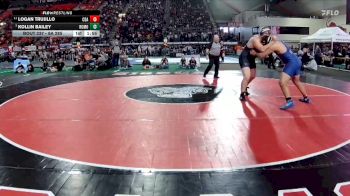 6A 285 lbs Quarterfinal - Kollin Bailey, Rocky Mountain vs Logan Trujillo, Coeur D Alene