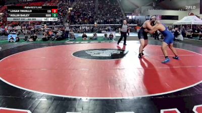6A 285 lbs Quarterfinal - Kollin Bailey, Rocky Mountain vs Logan Trujillo, Coeur D Alene