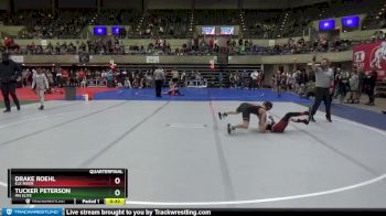 85 lbs Quarterfinal - Tucker Peterson, Mn Elite vs Drake Roehl, Elk River