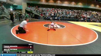 126 lbs Prelim - Travis Seehafer, Harrisburg vs Brylee Escobar, Ponderosa