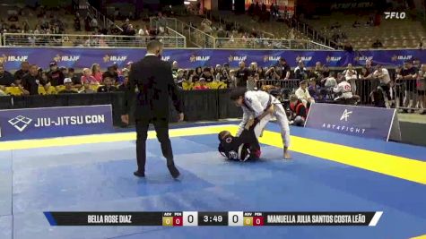 Manuella Julia Santos Costa Leão vs Bella Rose Diaz 2026 Pan Kids Jiu-Jitsu IBJJF Championship