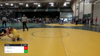 Consolation - Dylan Ranieri, Colorado Mesa University vs Chance Fry, Iowa Western Community College