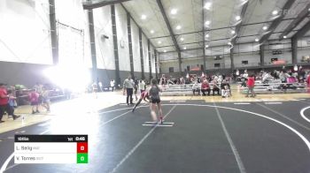 101 lbs 2nd Place - Lanaia Selig, Mat Demon WC vs Vanessa Torres, Victory Wrestling-Central WA