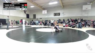 83 lbs Quarterfinal - Joseph `the Rooster` Cervantes, Dethrone vs Daniel Taylor, Run To Danger