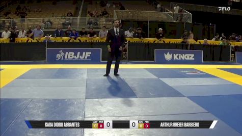 Arthur Breier Barbiero vs Kaua Diogo Abrantes 2025 Pan Jiu Jitsu IBJJF Championship
