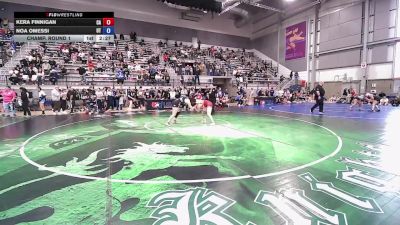 U20 Women - 65 lbs Champ. Round 1 - Kera Finnigan, CA vs Noa Omessi, UT