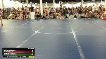 130 lbs Round 3 (6 Team) - Dylan Howell, Mat Warriors Red vs Mark Everitt, 84 Athletes