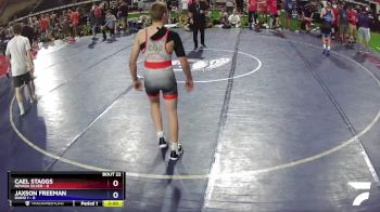 120 lbs Semis & Wb (16 Team) - CAEL STAGGS, Nevada SILVER vs Jaxson Freeman, Idaho 1