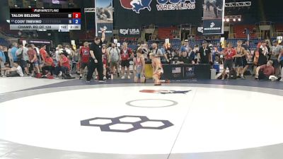 144 lbs Champ. Rd Of 128 - Talon Belding, Nebraska vs Cody Trevino, Iowa