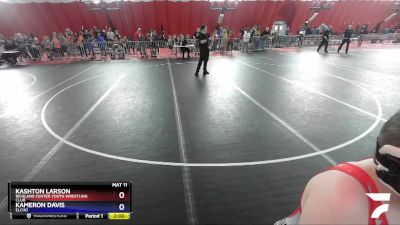 117 lbs 5th Place Match - Kashton Larson, Richland Center Youth Wrestling Club vs Kameron Davis, Elcho