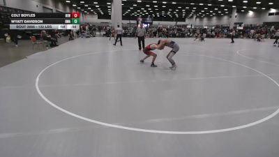 132 lbs Cons. Rd Of 32 - Wyatt Davidson, Heartland Wrestling Academy vs Colt Boyles, DC Elite Wrestling