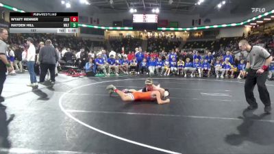 157 lbs Finals (1st & 3rd) - Wyatt Renner, Jesup vs Hayden Hill, Wilton