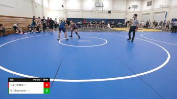 165 lbs Cons. Round 3 - Joey Torres, Grapevine Grapplers vs Ramon Chamorro, Run To Danger