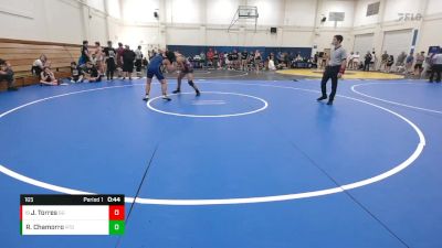 165 lbs Cons. Round 3 - Joey Torres, Grapevine Grapplers vs Ramon Chamorro, Run To Danger