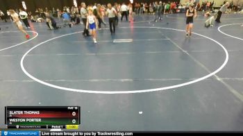 97 lbs Cons. Round 4 - Weston Porter, IA vs Slater Thomas, IA