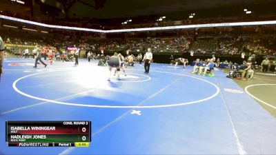 235 Class 1 lbs Cons. Round 2 - Isabella Winingear, Holt vs Hadleigh Jones, Rock Port