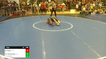 172 lbs Pigtails - Cameron Simon, West Allegheny vs Nicholas Puskar, Norwin