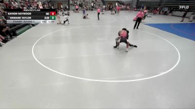 158-174 lbs Champ. Round 1 - Dewane Taylor, Belleville Little Devils WC vs Savion Haywood, Iguanas Wrestling Club
