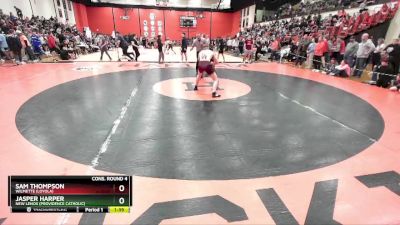 157 lbs Cons. Round 4 - Sam Thompson, Wilmette (LOYOLA) vs Jasper Harper, New Lenox (PROVIDENCE CATHOLIC)