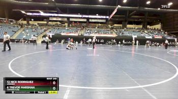 125 lbs Cons. Round 2 - 6 Trevor Marsman, Cornerstone vs 12 Nick Rodriguez, Lourdes